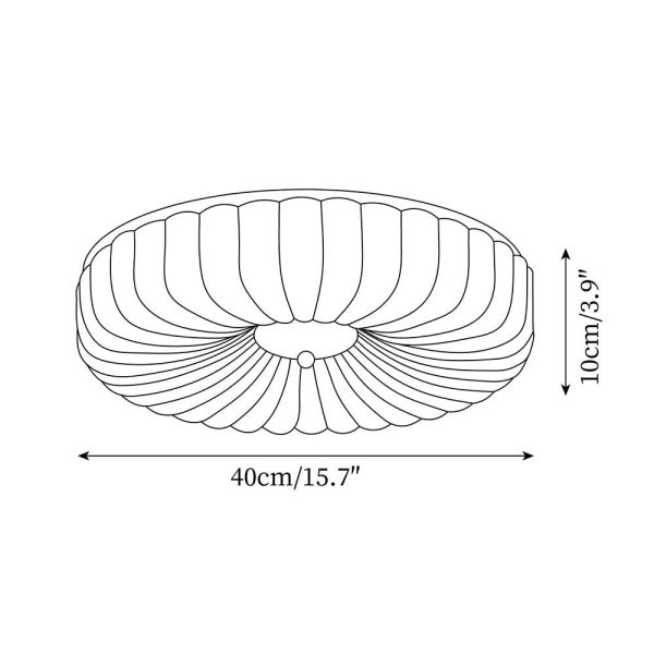 Cream Kranos Ceiling Light - Image 5