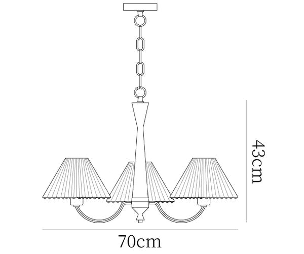 Pleated_Chandelier_size