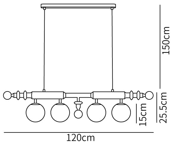 Roman_Column_Chandelier_size