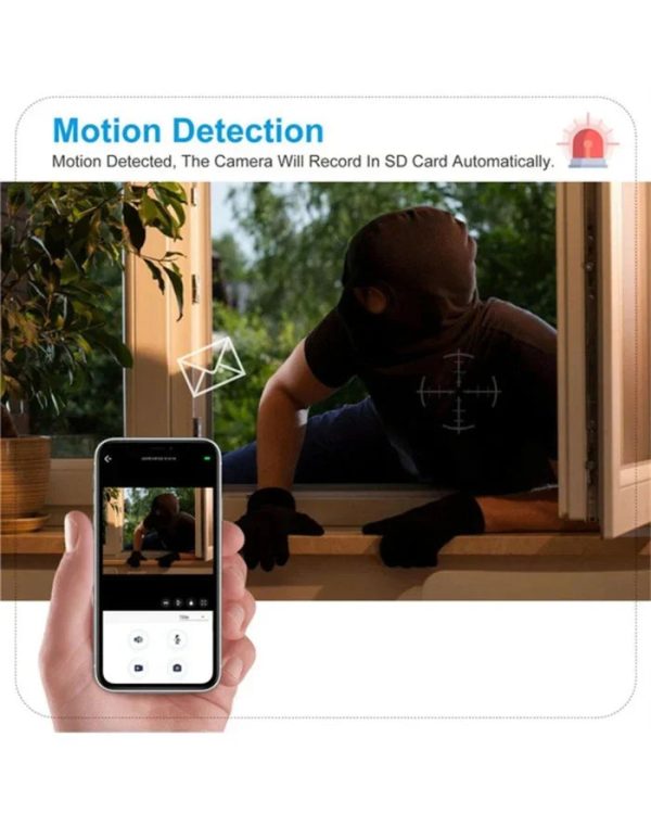 360° WIRELESS WIFI SECURITY CAMERA FOR HOME/OFFICE - Image 8