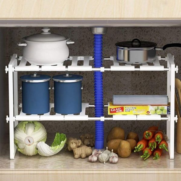 Adjustable Kitchen Rack Pool Space Arrangement Frame - Image 2