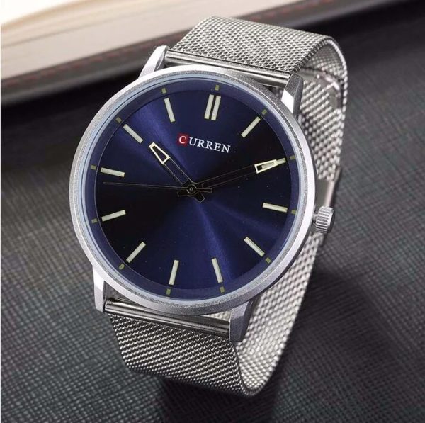 CURREN Original Brand Mesh Band Wrist Watch For Men With Brand (Box & Bag)-8233 - Image 2