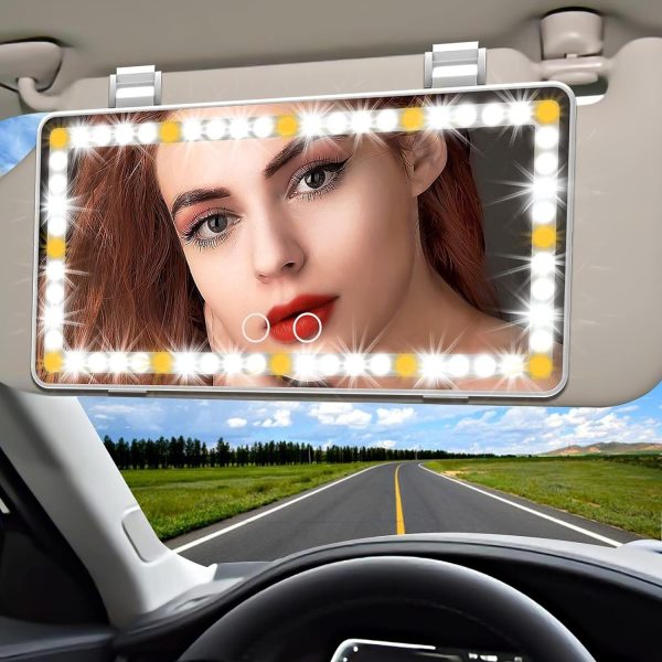 Led Car Makeup Mirror