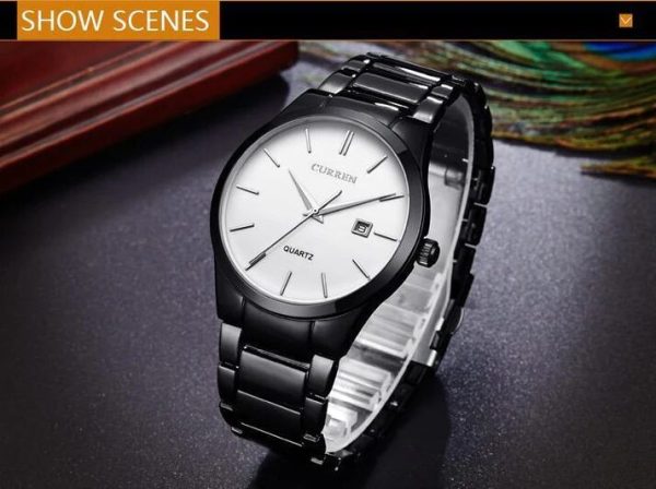 CURREN Original Brand Stainless Steel Band Wrist Watch For Men With Brand (Box & Bag)-8106 - Image 5