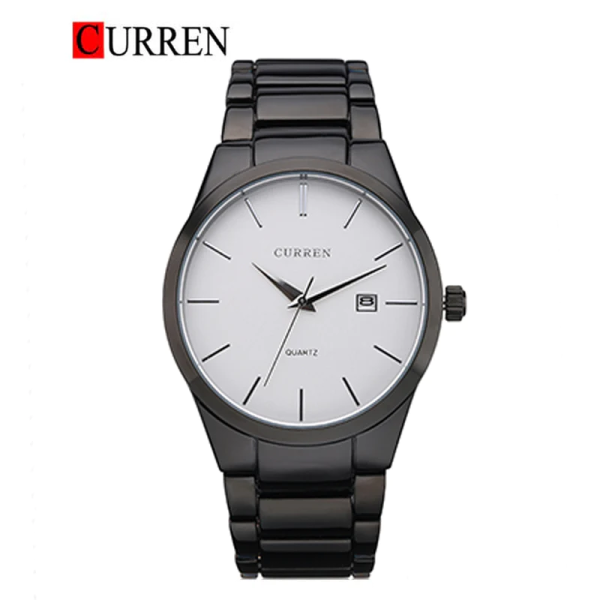 CURREN Original Brand Stainless Steel Band Wrist Watch For Men With Brand (Box & Bag)-8106 - Image 6