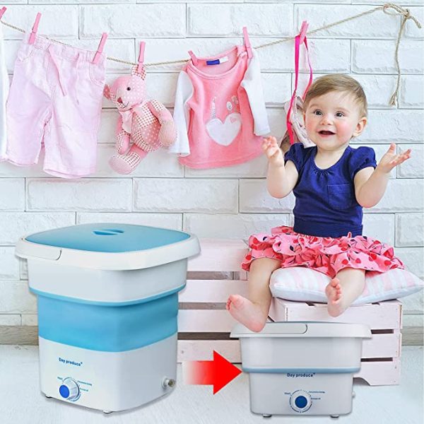 8L Portable Foldable Mini Washing Machine - Image 5