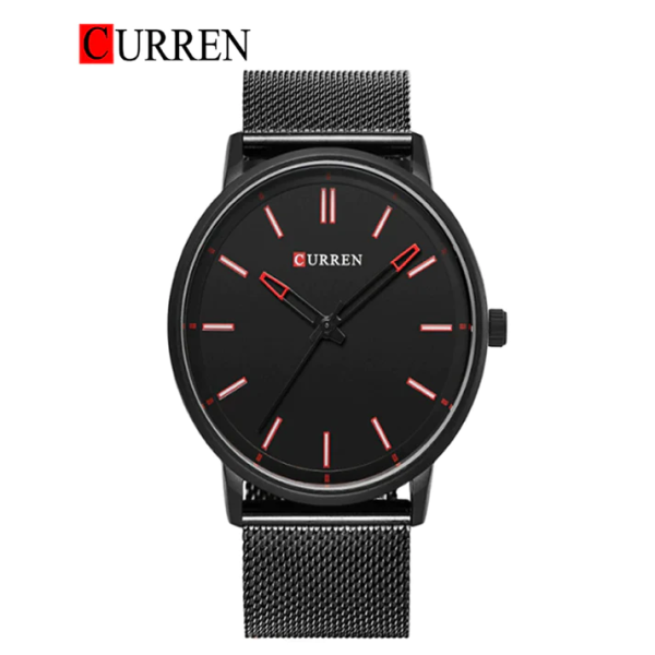 CURREN Original Brand Mesh Band Wrist Watch For Men With Brand (Box & Bag)-8233