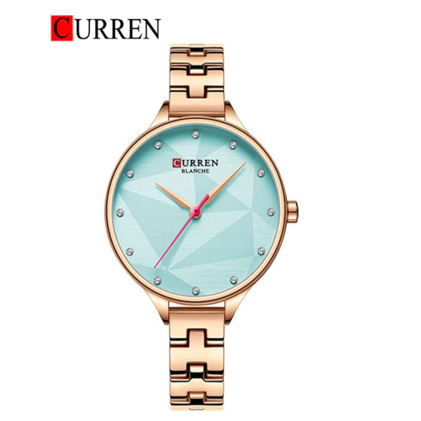 CURREN Original Brand Stainless Steel Band Wrist Watch For Women With Brand (Box & Bag)-9047