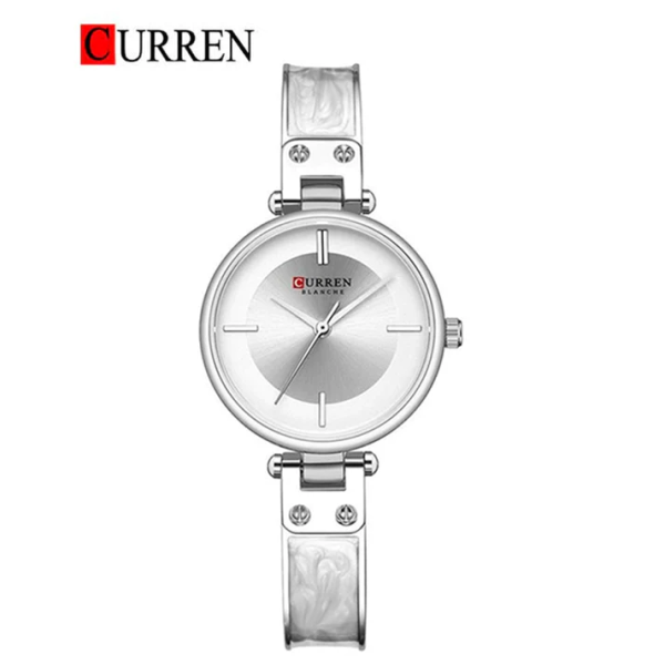 CURREN Original Brand Stainless Steel Band Wrist Watch For Women With Brand (Box & Bag)-9058