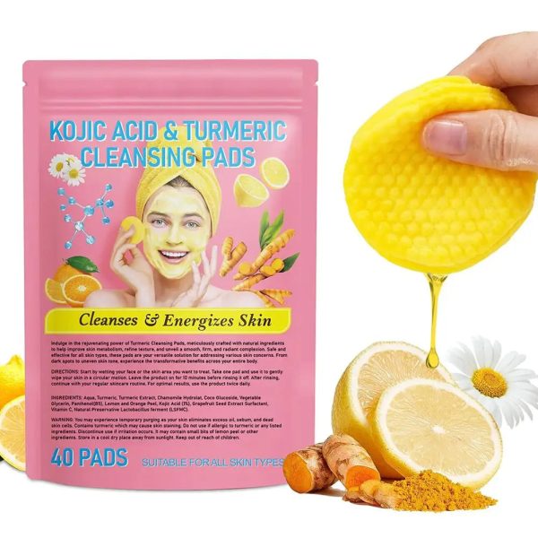 Turmeric Kojic Acid Cleansing Pads - Image 11