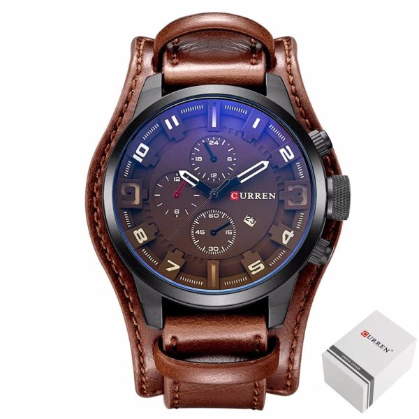 100% Original Watch Male Waterproof (Box) Curren 8225 - Image 7