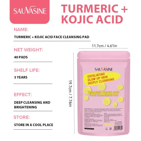 🎁LAST DAY 49% OFF🔥Turmeric Kojic Acid Cleansing Pads - Image 6