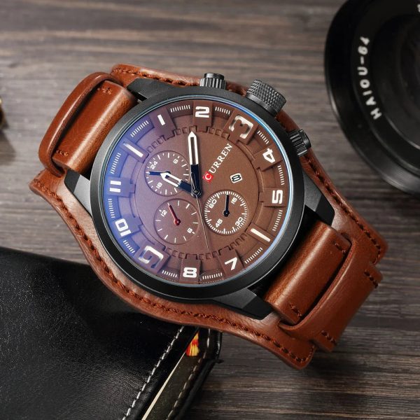 100% Original Watch Male Waterproof (Box) Curren 8225 - Image 2