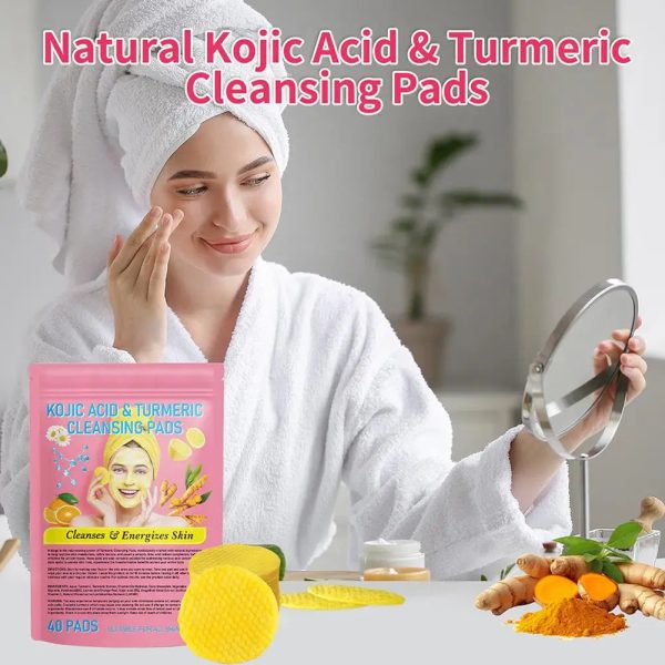 Turmeric Kojic Acid Cleansing Pads - Image 12