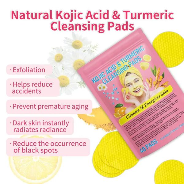 Turmeric Kojic Acid Cleansing Pads - Image 14