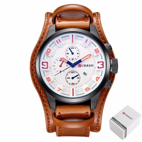 100% Original Watch Male Waterproof (Box) Curren 8225 - Image 8