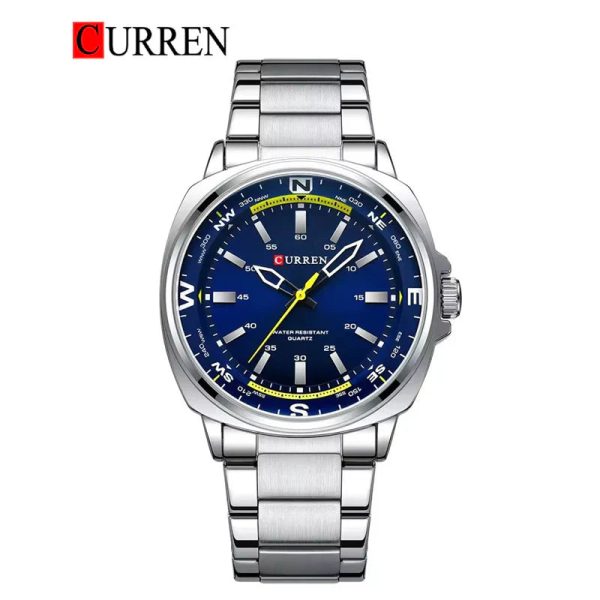 CURREN Stainless Steel Watch For Men With Box 8455 - Image 8