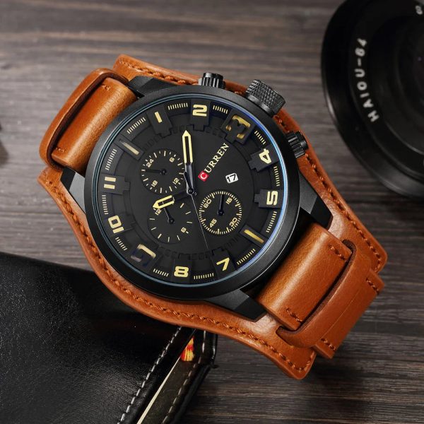 100% Original Watch Male Waterproof (Box) Curren 8225 - Image 6