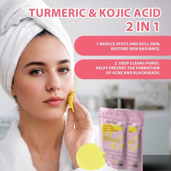 🎁LAST DAY 49% OFF🔥Turmeric Kojic Acid Cleansing Pads - Image 9