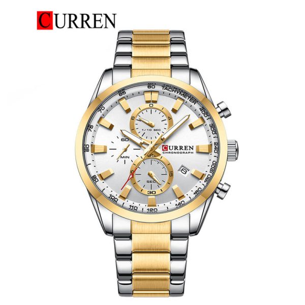 CURREN Stainless Steel Watch For Men With Box - Image 5