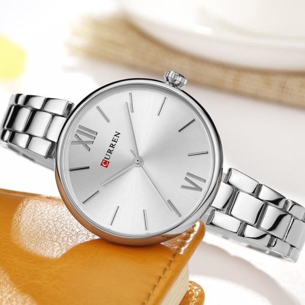 CURREN Original Brand Stainless Steel Band Wrist Watch For Couples With Brand (Box & Bag) - Image 5