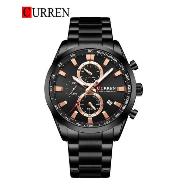 CURREN Stainless Steel Watch For Men With Box - Image 2