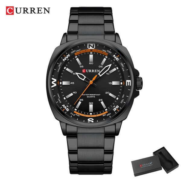 CURREN Stainless Steel Watch For Men With Box 8455 - Image 3