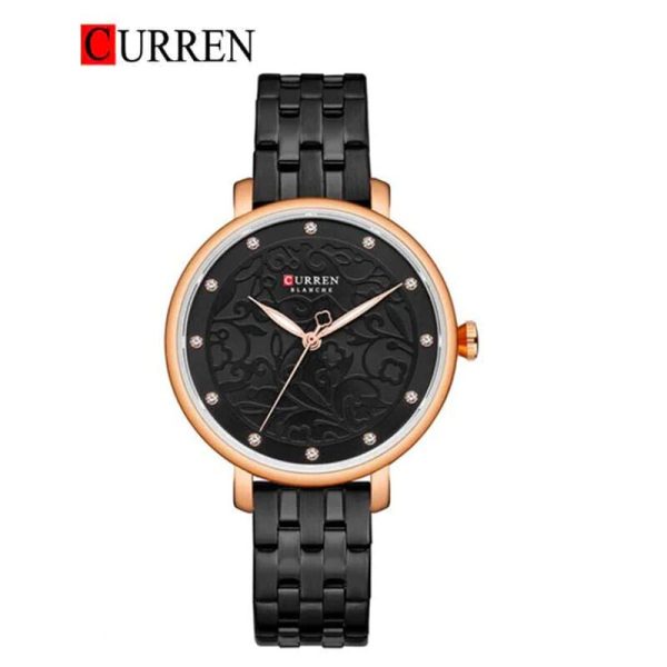 CURREN Original Brand Stainless Steel Band Wrist Watch For Women With Brand (Box & Bag)-9046 - Image 6