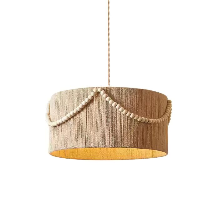 Beaded Boho Pendant Lamp - Image 9