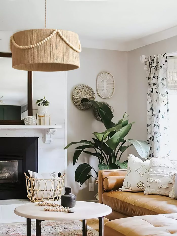 Beaded Boho Pendant Lamp - Image 4