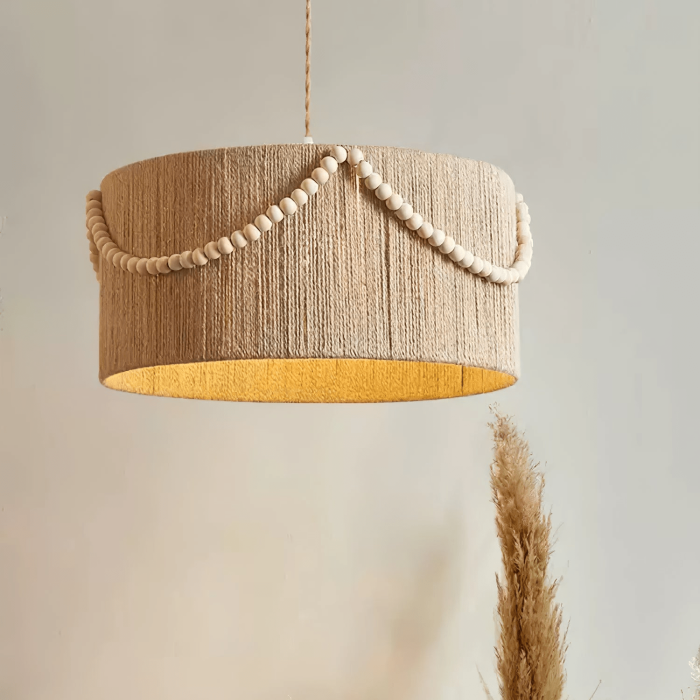 Beaded Boho Pendant Lamp - Image 3