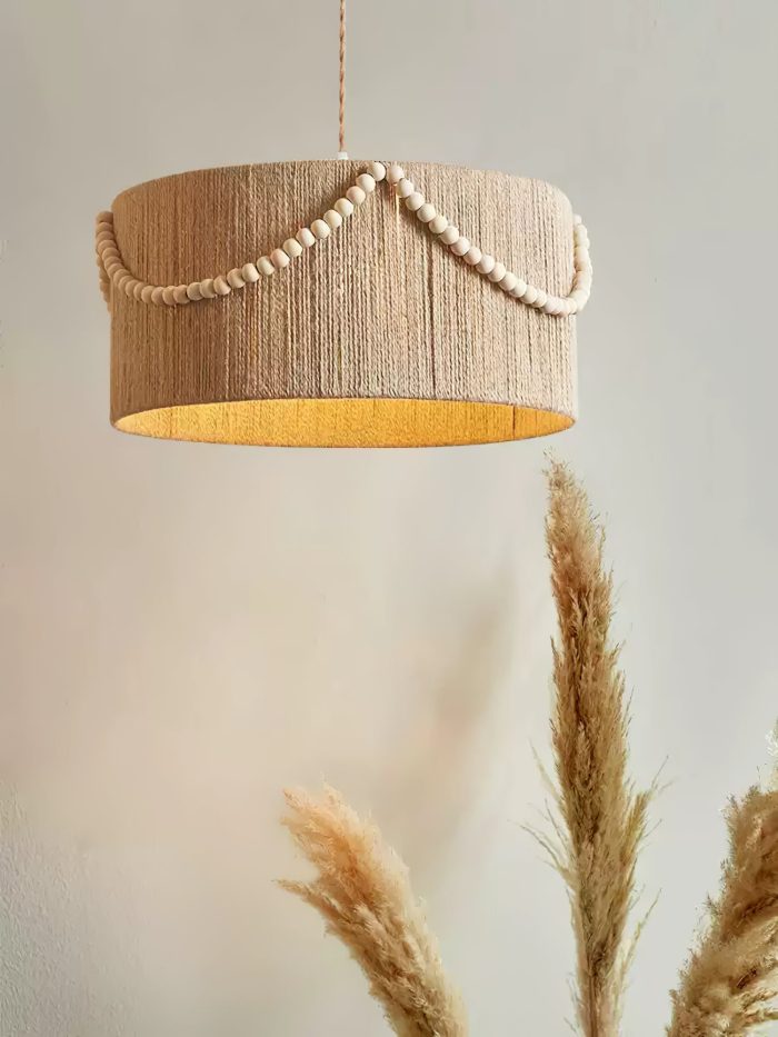 Beaded Boho Pendant Lamp - Image 6