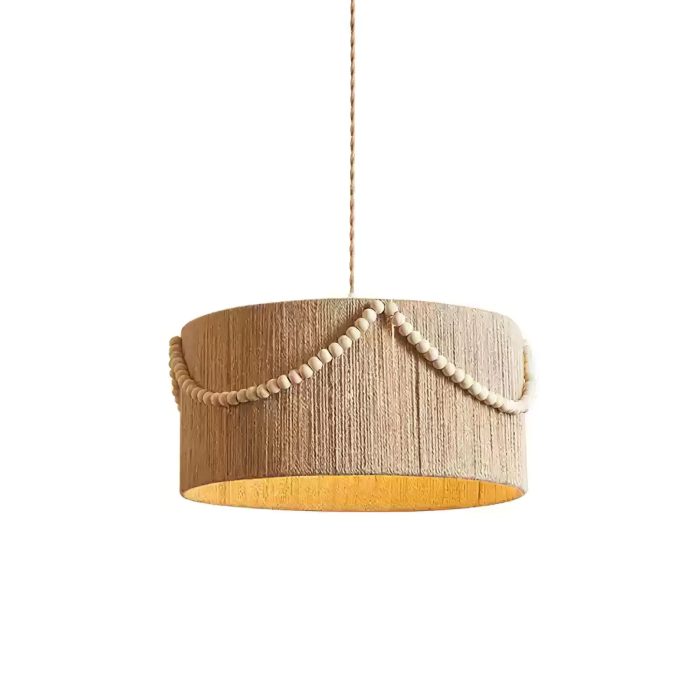 Beaded Boho Pendant Lamp - Image 8