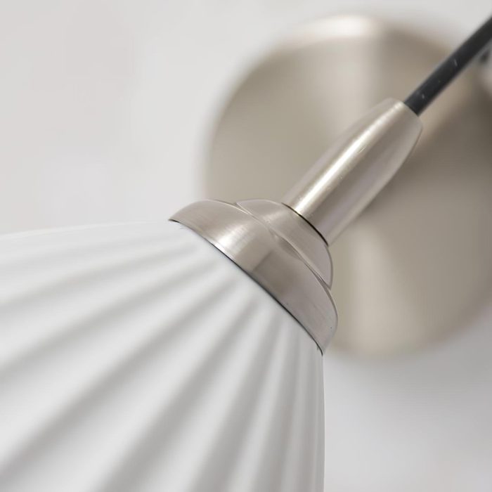 Ceramic Ribbed Wall Light - Image 14