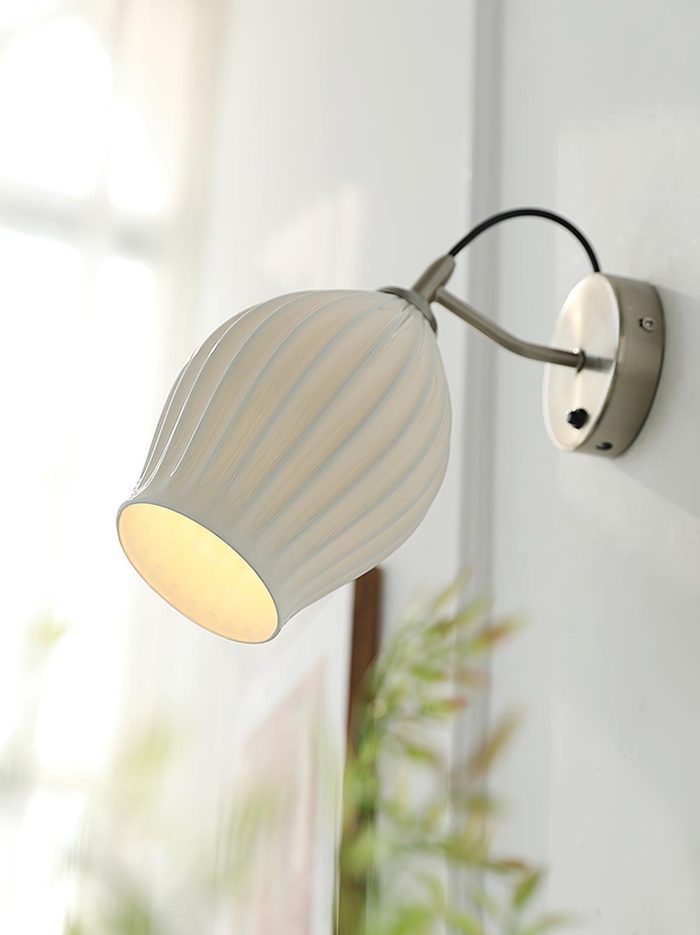 Ceramic Ribbed Wall Light - Image 26