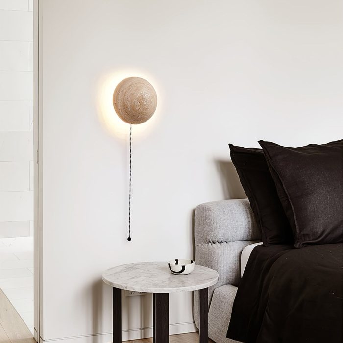 Luna Travertine Wall Light - Image 9