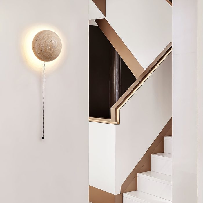 Luna Travertine Wall Light - Image 10
