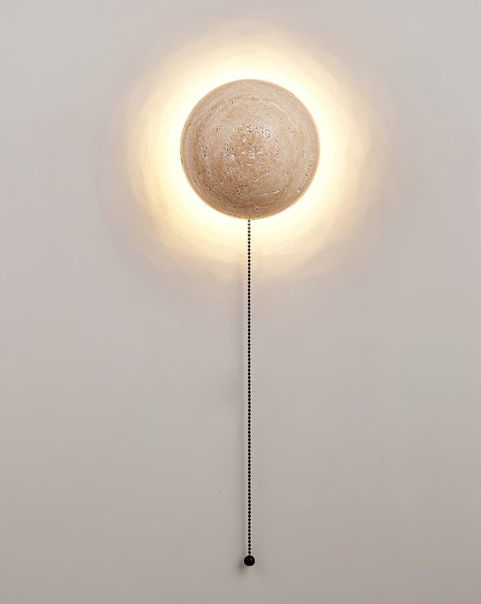 Luna Travertine Wall Light - Image 12