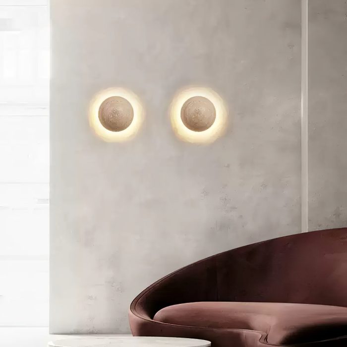 Luna Travertine Wall Light - Image 6