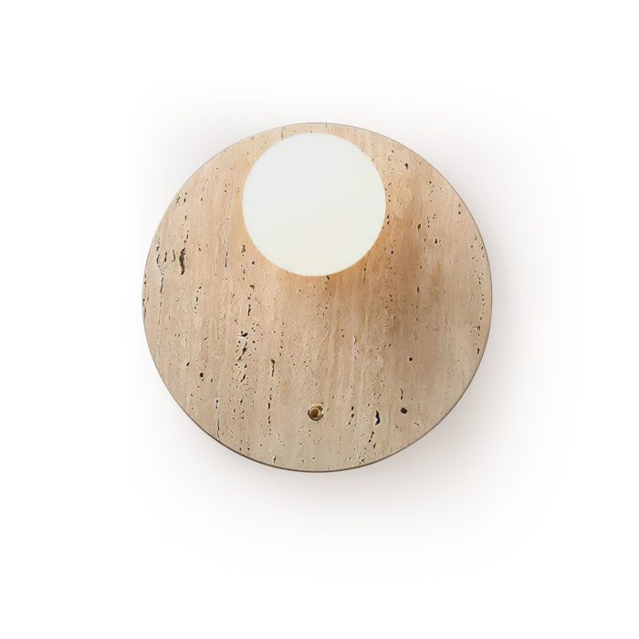 Luna Travertine Wall Sconce - Image 13