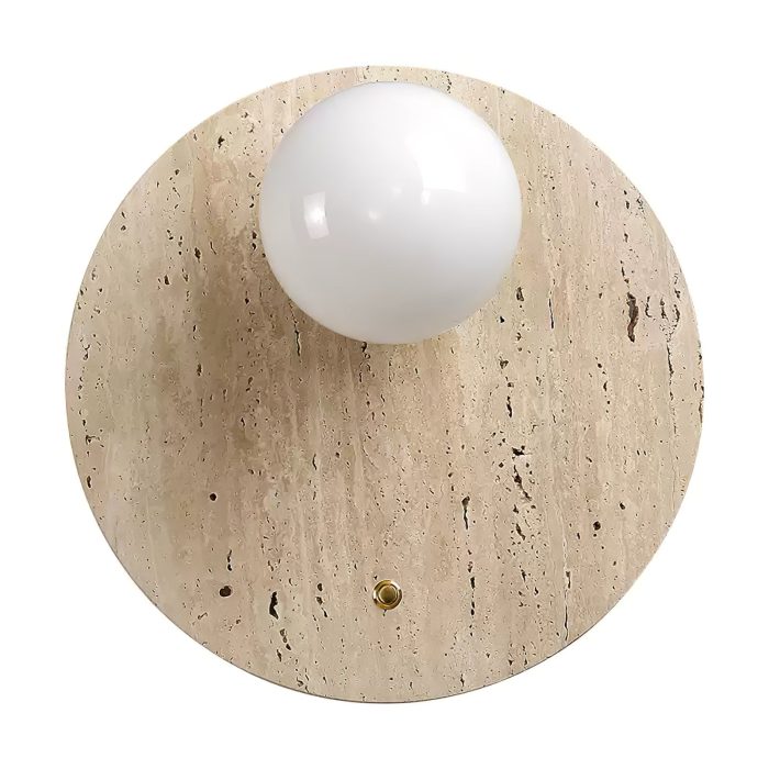 Luna Travertine Wall Sconce - Image 12