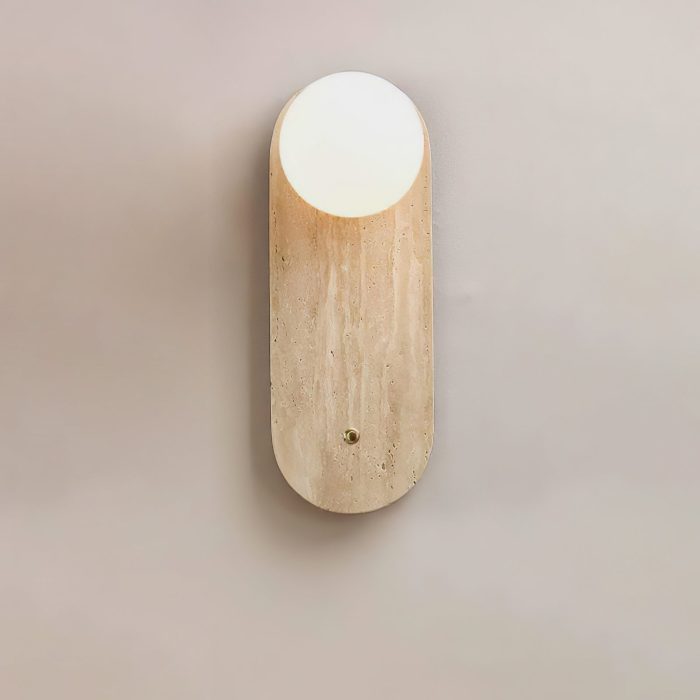 Luna Travertine Wall Sconce - Image 14