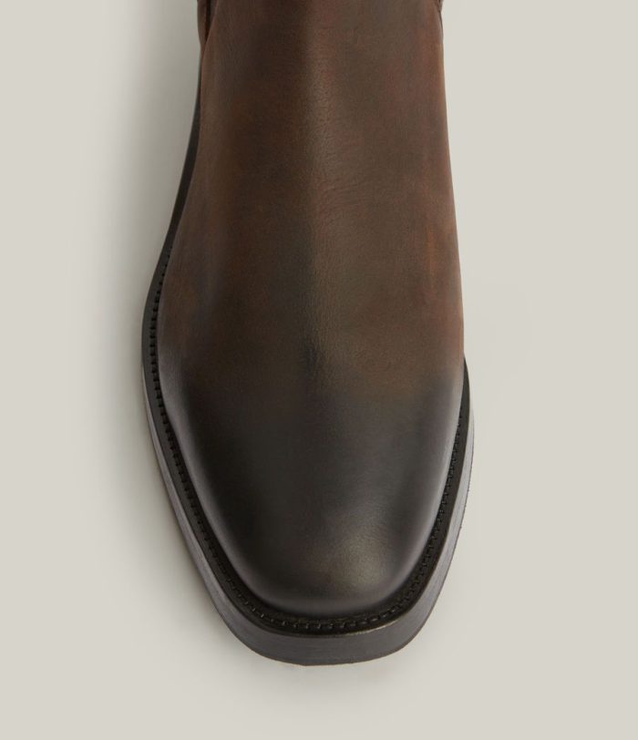 Eli brown leather boots for men - Image 7