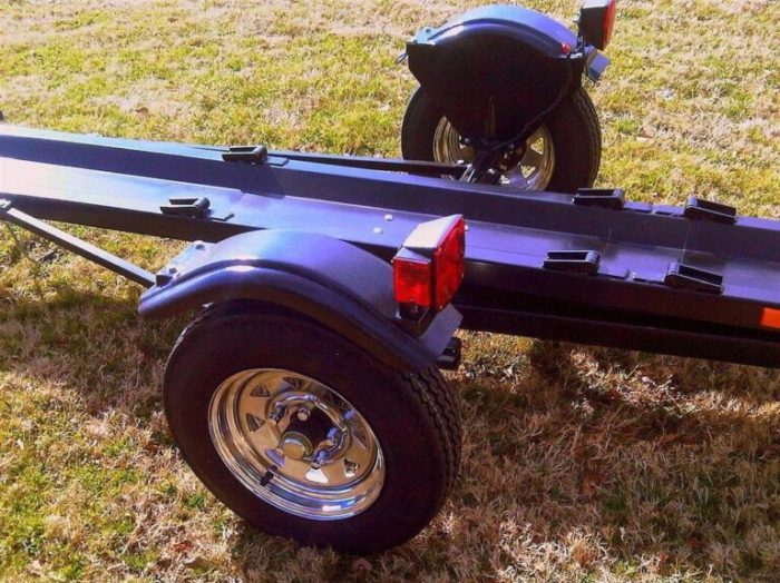 ACE Single Rail Folding Motorcycle Trailer - Image 5