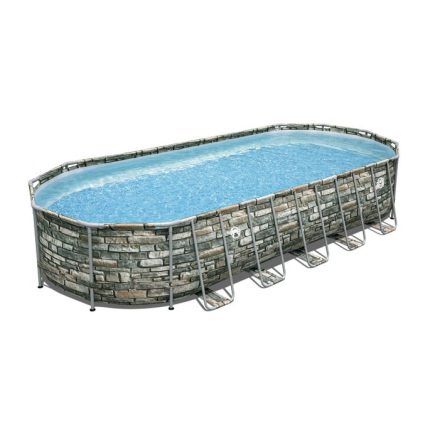 Coleman Power Steel 26’ x 12’ x 52” Oval Above Ground Pool Set