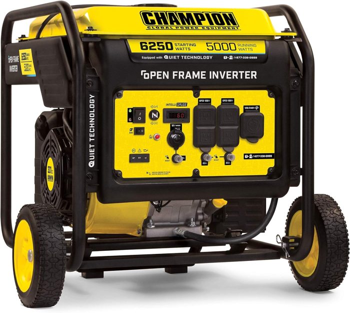 Champion 100519 5000 Watt 301cc Open Frame Inverter