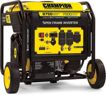 Champion 100520 7000 Watt 420cc Electric Start Open Frame Inverter