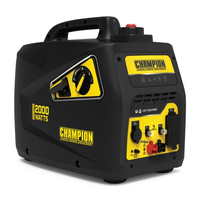 Champion Power Equipment 2000-Watt Stackable Portable Inverter Generator