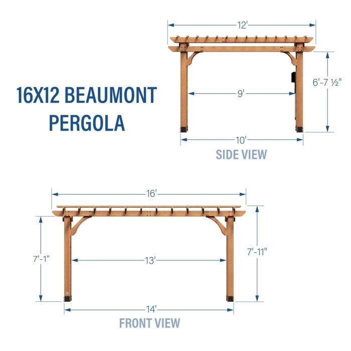 Beaumont Pergola 16×12 - Image 9