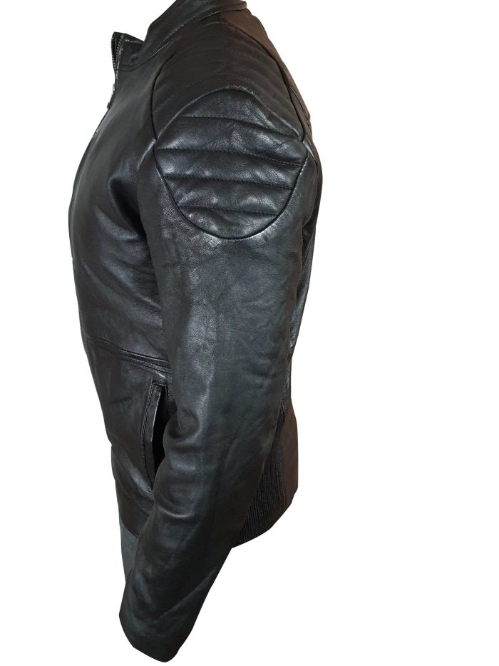 Cleve’s leather jacket with Stretch Leather - Image 5